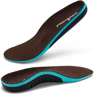 image:imageOrthoComfoot Plantar Fasciitis Orthotic Insoles  Comfortable High Arch Support Inserts for Women amp Men 220lbs Heavy Duty Cushion Pain Relief Shoe Insole for Flat Feet  Arch Pain  Heel Pain WorkW1abrown
