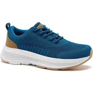 image:imageOrthoComfoot Womens Arch Support Orthopedic Walking SneakersW3blue