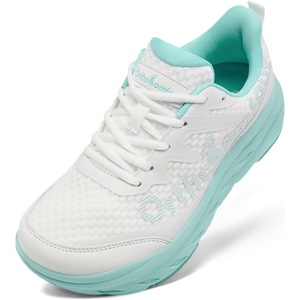 image:imageOrthoComfoot Womens Orthopedic Diabetic Wide Walking Shoes Comfortable Casual Arch Support Orthotic Plantar Fasciitis Sports Sneakers Swollen Feet Running Shoes for Foot and Heel Pain ReliefK2blueWhite