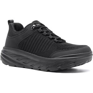 image:imageOrthoComfoot Womens Orthopedic Diabetic Wide Walking Shoes Comfortable Casual Arch Support Plantar Fasciitis Fashion Sneakers Work Tennis Orthotic High Arch Swollen Feet Shoes for Foot Heel PainK1black