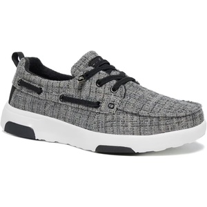 image:imageOrthoComfoot Womens Orthopedic Walking Shoes Slip On Loafers Comfortable Orthotic Shoes with Arch Support for Flat Feet Casual Plantar Fasciitis Deck Loafers for Heel and Foot Pain ReliefW1blackGrey