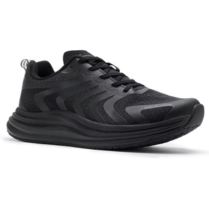 image:imageOrthopedic Road Running Shoes for Womens Comfortable Casual Arch Support Plantar Fasciitis Flat Feet Tennis Walking Shoes Orthotic Supportive Athletic Sports Sneakers for Foot Heel Pain ReliefW1black