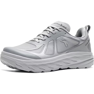 image:imageWomens Orthopedic Diabetic Wide Running Shoes Comfortable Breathable Arch Support Plantar Fasciitis Sport Sneakers Casual High Arch Orthotic Work Tennis Walking Shoes for Foot and Heel Pain ReliefK4grey