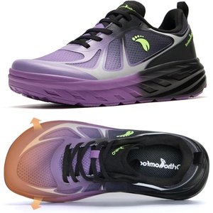 image:imageWomens Orthopedic Diabetic Wide Running Shoes Comfortable Casual Arch Support Plantar Fasciitis Sports Sneakers High Arch Orthotic Work Tennis Walking Shoes for Foot and Heel Pain ReliefK3black Purple