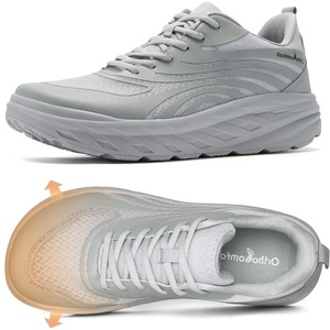 image:imageWomens Orthopedic Diabetic Wide Running Shoes Comfortable Casual Arch Support Plantar Fasciitis Sports Sneakers Orthotic Swollen Feet Work Tennis Walking Shoes for Ankle and Heel Pain ReliefK2gray
