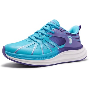image:imageWomens Orthopedic Road Running Shoes Comfortable Arch Support Plantar Fasciitis Orthotic Athletic Sports Sneakers Casual Flat Feet High Arch Tennis Work Walking Shoes for Foot Heel and Pain ReliefW2blue