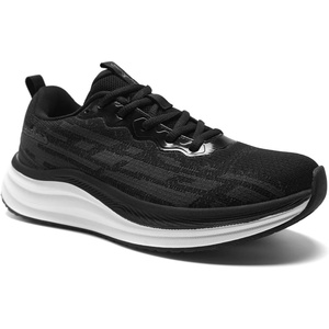 image:imageWomens Orthopedic Road Running Shoes Comfortable Arch Supports Plantar Fasciitis Orthotic Athletic Sneakers Casual Flat Feet High Arch Tennis Sport Walking Shoes for Foot Heel and Pain ReliefW1black