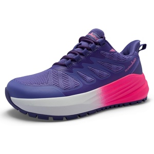 image:imageWomens Orthopedic Wide Plantar Fasciitis Shoes Comfortable Arch Support Diabetic Flat Feet Trail Running Athletic Hiking Sneakers Orthotic Casual Sports Trekking Walking Shoes for Foot amp Heel PainK1purple