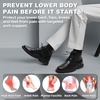 image:imageMens Orthopedic Business Chukka Boots Comfortable Arch Support Plantar Fasciitis Tuxedo Dress Leather Walking Ankle Mid Boot Orthotics Flat Feet Casual Oxford for Foot and Heel Pain ReliefW1black