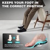 image:imageMens Orthopedic Business Leather Dress Shoes Comfortable Arch Support Plantar Fasciitis Formal Oxford Casual Orthotic Flat Feet Walking Shoes for Foot and Ankle Pain ReliefBlack