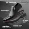 image:imageMens Orthopedic Business Leather Dress Shoes Comfortable Arch Support Plantar Fasciitis Formal Tuxedo Oxford Casual Flat Feet Modern Wingtip Slip On Loafers for Foot and Ankle Pain ReliefW1black