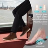 image:imageMens Orthopedic Leather Chukka Boots Comfortable Arch Support Plantar Fasciitis Tuxedo Dress Walking Ankle Mid Derby Boot Orthotics Flat Feet Casual Wingtip Oxford for Foot and Heel Pain ReliefW2dark Brown