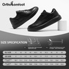 image:imageMens Orthopedic Leather Dress Shoes Wide Toe Box Comfortable Arch Support Plantar Fasciitis Business Formal Oxford Orthotics Flat Feet Casual Walking Shoes for Foot and Heel Pain ReliefK1black