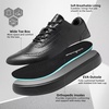 image:imageMens Orthopedic Leather Dress Shoes Wide Toe Box Comfortable Arch Support Plantar Fasciitis Business Formal Oxford Orthotics Flat Feet Casual Walking Shoes for Foot and Heel Pain ReliefK1black