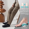 image:imageMens Orthopedic Leather Dress Shoes Wide Toe Box Comfortable Arch Support Plantar Fasciitis Business Formal Oxford Orthotics Flat Feet Casual Walking Shoes for Foot and Heel Pain ReliefK1black