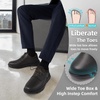 image:imageMens Orthopedic Wide Business Leather Dress Shoes  Arch Support Plantar Fasciitis Classic Oxford  Comfortable Cap Toe Orthotics Patent Tuxedo Sneakers for Foot and Heel Pain ReliefWk2brown