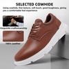 image:imageMens Orthopedic Wide Business Leather Dress Shoes  Arch Support Plantar Fasciitis Classic Oxford  Comfortable Cap Toe Orthotics Patent Tuxedo Sneakers for Foot and Heel Pain ReliefWk3brown