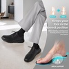 image:imageMens Orthopedic Wide Business Leather Dress Shoes  Arch Support Plantar Fasciitis Classic Oxford  Comfortable Cap Toe Orthotics Patent Tuxedo Sneakers for Foot and Heel Pain ReliefWk1black