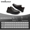 image:imageMens Orthopedic Wide Business Leather Dress Shoes  Arch Support Plantar Fasciitis Classic Oxford  Comfortable Cap Toe Orthotics Patent Tuxedo Sneakers for Foot and Heel Pain ReliefWk2brown