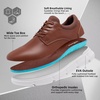 image:imageMens Orthopedic Wide Business Leather Dress Shoes  Arch Support Plantar Fasciitis Classic Oxford  Comfortable Cap Toe Orthotics Patent Tuxedo Sneakers for Foot and Heel Pain ReliefWk3brown