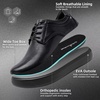 image:imageOrthoComfoot Mens Orthopedic Business Leather Dress Shoes  Wide Arch Support Plantar Fasciitis Orthotics Oxford  Cap Toe Comfort Patent Tuxedo Sneakers for Foot and Heel Pain ReliefK1black