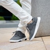 image:imageOrthoComfoot Mens Orthopedic Leather Dress Walking Shoes Comfortable Arch Support Fashion Sneakers for Plantar Fasciitis Orthotic Causal Business Shoes for Heel Foot Pain ReliefW1dark Gray
