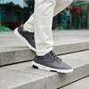 image:imageOrthoComfoot Mens Orthopedic Leather Dress Walking Shoes Comfortable Arch Support Fashion Sneakers for Plantar Fasciitis Orthotic Causal Business Shoes for Heel Foot Pain ReliefW1dark Gray