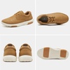 image:imageOrthoComfoot Mens Orthopedic Leather Dress Walking Shoes Comfortable Arch Support Fashion Sneakers for Plantar Fasciitis Orthotic Causal Business Shoes for Heel Foot Pain ReliefW2brown