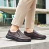 image:imageOrthoComfoot Mens Orthopedic Leather Dress Walking Shoes Comfortable Plantar Fasciitis Oxfords with Arch Support Business Diabetic SlipOn Loafers for Foot and Heel Pain ReliefW2coffee
