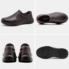 image:imageOrthoComfoot Mens Orthopedic Leather Dress Walking Shoes Comfortable Plantar Fasciitis Oxfords with Arch Support Business Diabetic SlipOn Loafers for Foot and Heel Pain ReliefW2coffee
