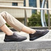 image:imageOrthoComfoot Mens Orthopedic Leather Dress Walking Shoes Comfortable Plantar Fasciitis Oxfords with Arch Support Business Diabetic SlipOn Loafers for Foot and Heel Pain ReliefW2coffee