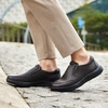 image:imageOrthoComfoot Mens Orthopedic Leather Dress Walking Shoes Comfortable Plantar Fasciitis Oxfords with Arch Support Business Diabetic SlipOn Loafers for Foot and Heel Pain ReliefW2coffee