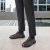 image:imageOrthoComfoot Mens Orthopedic Leather Loafers  Arch Support SlipOn Shoes for Plantar Fasciitis Flat Feet amp Heel Pain Relief Comfortable Casual Work Walking Dress ShoesK2dark Brown