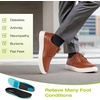 image:imageOrthoComfoot Mens Orthopedic Wide Leather Dress Walking Shoes Comfortable Arch Support Oxfords for Plantar Fasciitis Orthotic Casual Business Work Shoes for Foot and Heel Pain ReliefK2brown