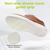 image:imageOrthoComfoot Mens Orthopedic Wide Leather Dress Walking Shoes Comfortable Arch Support Oxfords for Plantar Fasciitis Orthotic Casual Business Work Shoes for Foot and Heel Pain ReliefK2brown