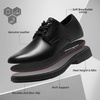 image:imageOrthoComfoot Orthopedic Business Shoes Arch Support Wingtip Oxford Plantar Fasciitis Relief Formal Comfort Oxfords Heel Pain Orthotics Patent Tuxedo SneakersW1black