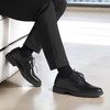 image:imageOrthoComfoot Orthopedic Business Shoes Arch Support Wingtip Oxford Plantar Fasciitis Relief Formal Comfort Oxfords Heel Pain Orthotics Patent Tuxedo SneakersW1black