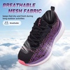 image:imageOrthoComfoot Womens Orthopedic Road Running Shoes Comfortable Arch Support Orthotic Plantar Fasciitis Athletic Sport Sneakers Casual High Arch Flat Feet Walking Shoes for Foot Heel and Pain ReliefW2purple