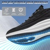 image:imageOrthoComfoot Womens Orthopedic Road Running Shoes Comfortable Arch Support Orthotic Plantar Fasciitis Athletic Sport Sneakers Casual High Arch Flat Feet Walking Shoes for Foot Heel and Pain ReliefW1black