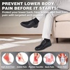 image:imageOrthopedic Business Leather Dress Shoes  Casual Arch Support Plantar Fasciitis Formal Wingtip Oxford for Mens  Cap Toe Comfortable Orthotics Patent Tuxedo Walking Shoes for Foot and Heel Pain ReliefW1black