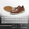 image:imageOrthopedic Business Leather Dress Shoes  Casual Arch Support Plantar Fasciitis Formal Wingtip Oxford for Mens  Cap Toe Comfortable Orthotics Patent Tuxedo Walking Shoes for Foot and Heel Pain ReliefW2brown