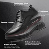 image:imageOrthopedic Business Leather Dress Shoes  Casual Arch Support Plantar Fasciitis Formal Wingtip Oxford for Mens  Cap Toe Comfortable Orthotics Patent Tuxedo Walking Shoes for Foot and Heel Pain ReliefW1black