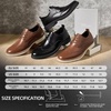 image:imageOrthopedic Business Leather Dress Shoes  Casual Arch Support Plantar Fasciitis Formal Wingtip Oxford for Mens  Cap Toe Comfortable Orthotics Patent Tuxedo Walking Shoes for Foot and Heel Pain ReliefW1black