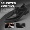 image:imageOrthopedic Business Leather Dress Shoes  Casual Arch Support Plantar Fasciitis Formal Wingtip Oxford for Mens  Cap Toe Comfortable Orthotics Patent Tuxedo Walking Shoes for Foot and Heel Pain ReliefW1black