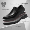 image:imageOrthopedic Business Leather Dress Shoes Comfortable Arch Support Plantar Fasciitis Formal Tuxedo Oxford for Mens Casual Classic Modern Wingtip Slip On Loafers for Foot and Heel Pain ReliefW1black