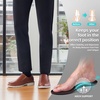 image:imageOrthopedic Business Leather Dress Shoes Comfortable Arch Support Plantar Fasciitis Formal Tuxedo Oxford for Mens Casual Classic Modern Wingtip Slip On Loafers for Foot and Heel Pain ReliefW3brown