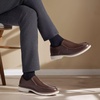image:imageOrthopedic Business Leather Dress Shoes Comfortable Arch Support Plantar Fasciitis Formal Tuxedo Oxford for Mens Casual Classic Modern Wingtip Slip On Loafers for Foot and Heel Pain ReliefW2dark Brown