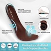 image:imageOrthopedic Business Leather Dress Shoes Comfortable Arch Support Plantar Fasciitis Formal Tuxedo Oxford for Mens Casual Classic Modern Wingtip Slip On Loafers for Foot and Heel Pain ReliefW3brown