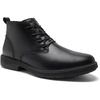 image:imageMens Orthopedic Leather Chukka Boots Comfortable Arch Support Plantar Fasciitis Tuxedo Dress Walking Ankle Mid Derby Boot Orthotics Flat Feet Casual Wingtip Oxford for Foot and Heel Pain ReliefW1black