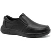 image:imageOrthoComfoot Mens Orthopedic Leather Dress Walking Shoes Comfortable Plantar Fasciitis Oxfords with Arch Support Business Diabetic SlipOn Loafers for Foot and Heel Pain ReliefW1black